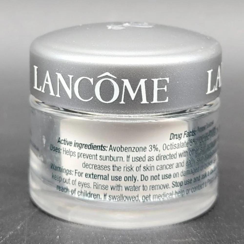 Lancome Mini Travel Size White Face Cream SPF Sunscreen Luxury Skincare Beauty